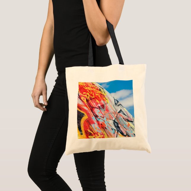 Bolso De Tela planeta graffiti (Anverso (producto))