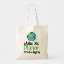 Bolso De Tela Planeta Gran Tote Presupuestario Otra Vez
