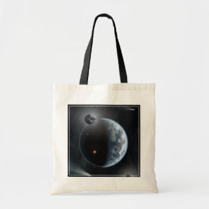 Bolso De Tela Planeta Similar A La Tierra Con Océanos Recubriend