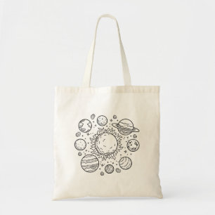 Bolso De Tela Planetas del sistema solar Galaxia del espacio ult