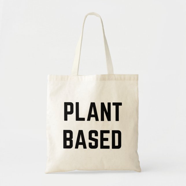 Bolso De Tela Plant Based Vegan (Frente)