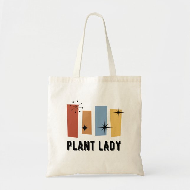 Bolso De Tela Plant Lady Tote Bag (Frente)