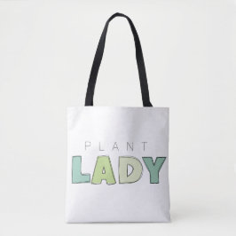 Bolso De Tela Plant Lady Tote Bag