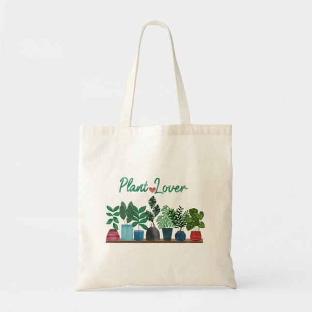 Bolso De Tela Plant Lover (Frente)
