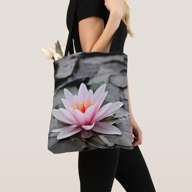 Bolso De Tela Planta acuática de Lily Water (Detalle)