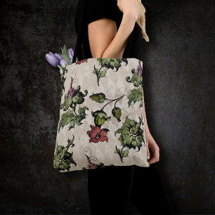 Bolso De Tela Planta de Brujas Apothecary   Hierbas botánicas de