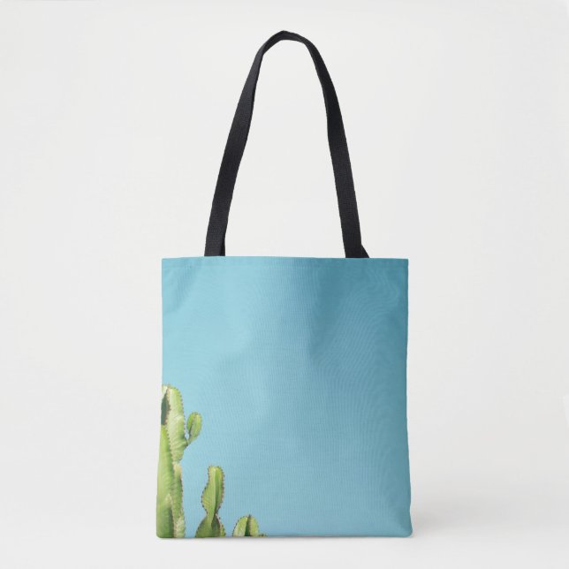Bolso De Tela Planta de cactus verdes (Anverso)