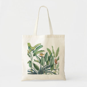 Bolso De Tela Planta de plátano de selva tropical verde Strelitz