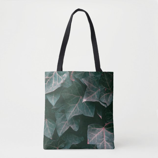 BOLSO DE TELA PLANTA DE PLOMO VERDE (Anverso)