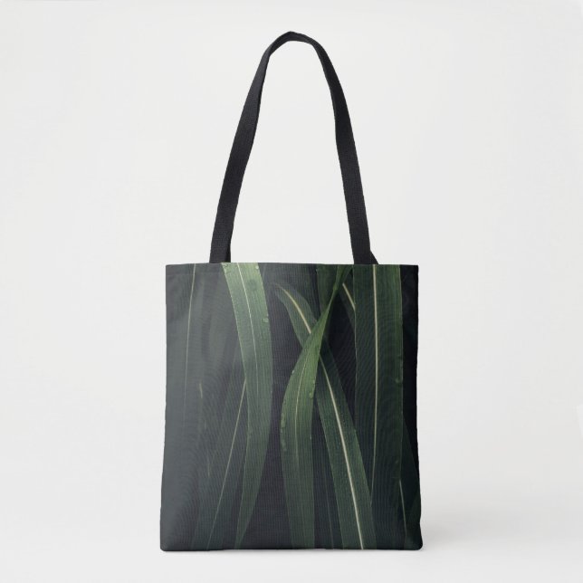 BOLSO DE TELA PLANTA DE PLOMO VERDE (Anverso)
