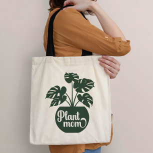 Bolso De Tela Planta de protección verde de mamá