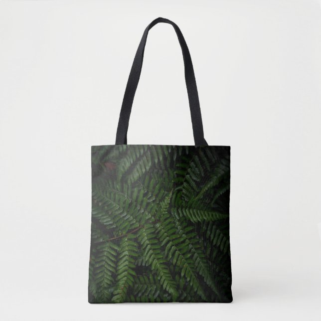 Bolso De Tela Planta Fern (Anverso)