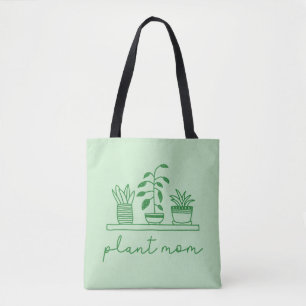 Bolso De Tela Planta minimalista Mamá Corta Planta Lover