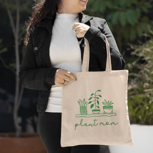 Bolso De Tela Planta minimalista Mamá Corta Planta Lover