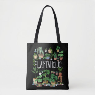 Bolso De Tela Planta Plantaholica