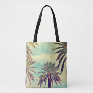 Bolso De Tela Plantación De Palm Sunny: Oasis Cultivado.