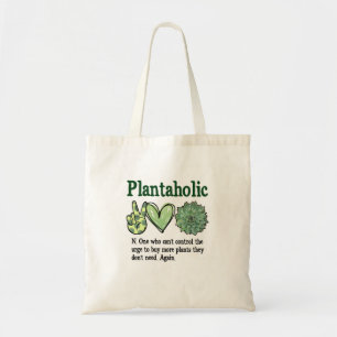 Bolso De Tela Plantaholic Funny Plant