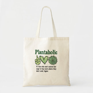 Bolso De Tela Plantaholic Funny Plant