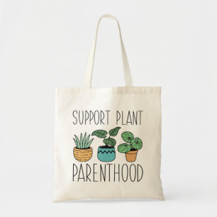 Bolso De Tela Plantas de apoyo para la paternidad