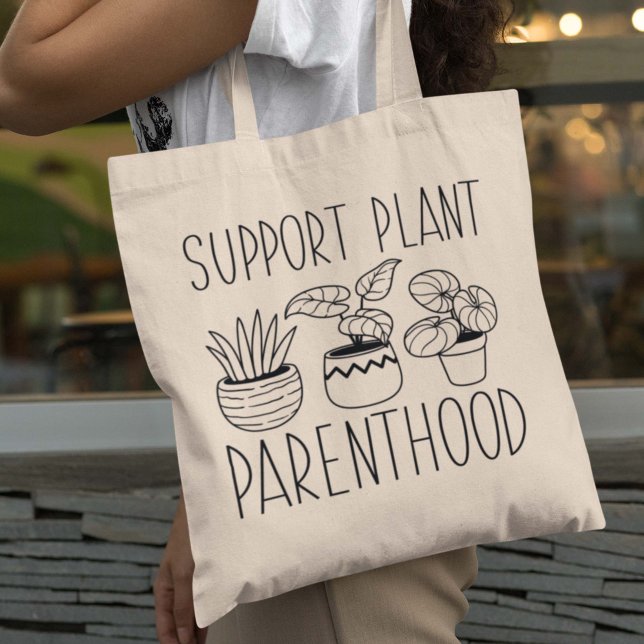Bolso De Tela Plantas de apoyo para la paternidad (Subido por el creador)