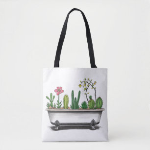 Bolso De Tela Plantas de Cactus Cute