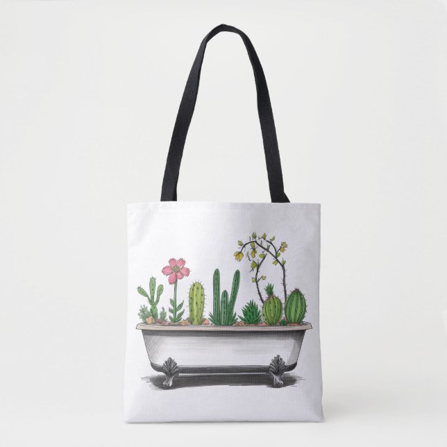 Bolso De Tela Plantas de Cactus Cute (Anverso)