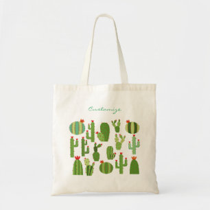 Bolso De Tela Plantas de cactus variadas en Bloom Thunder_Cove