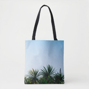 Bolso De Tela Plantas de hoja verde bajo cielo despejado