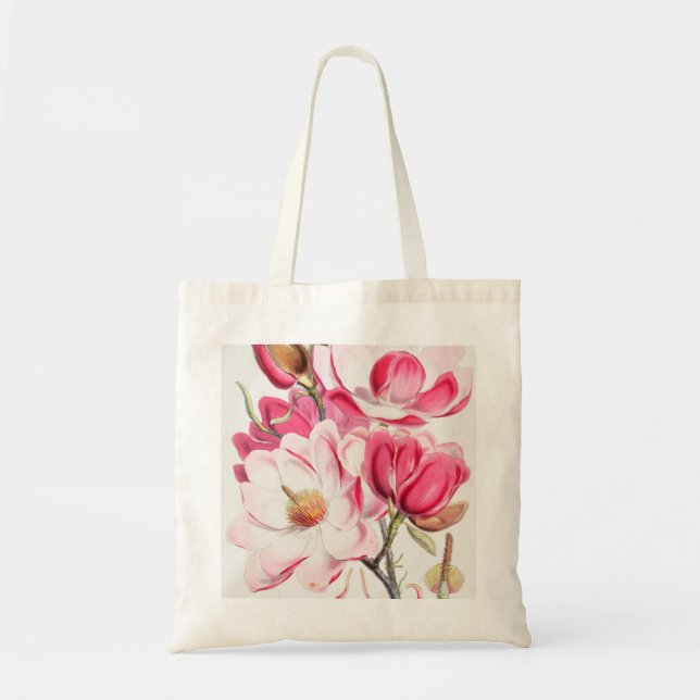 Bolso De Tela Plantas exóticas decorativas (Frente)