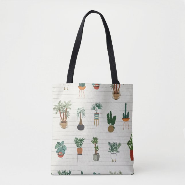 Bolso De Tela plantas interiores sin inconvenientes (Anverso)