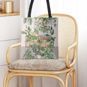Bolso De Tela Plantas Tropicales Acuarela