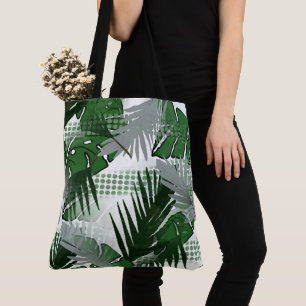 Bolso De Tela Plantas Tropicales, Compras de Impresiones Botánic