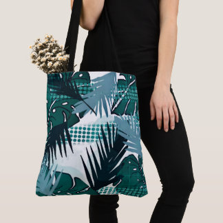 Bolso De Tela Plantas Tropicales, Compras de Impresiones Botánic