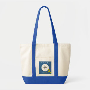 Bolso De Tela Plantilla de cinta amarilla estándar por Kenneth Y