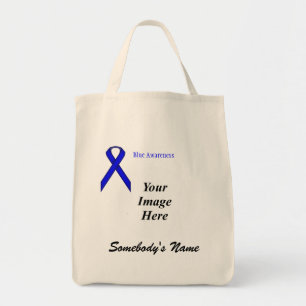 Bolso De Tela Plantilla de cinta estándar azul de Kenneth Yoncic