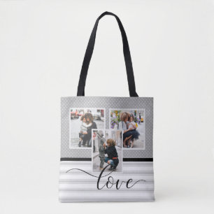 Bolso De Tela Plantilla de foto personalizada "Amor"