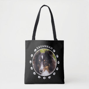 Bolso De Tela Plantilla de fotografía de Mascota personalizado c