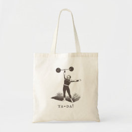 Bolso De Tela Plantilla de Ilustracion fuerte para circo de vint
