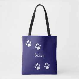 Bolso De Tela Plantilla de impresión de hojas de perro