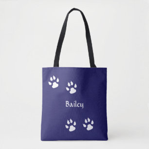 Bolso De Tela Plantilla de impresión de hojas de perro