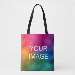 Bolso De Tela Plantilla de personalizado Añadir texto Foto Logot