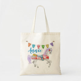 Bolso De Tela Plantilla de Personalizado de caballo de carrusel