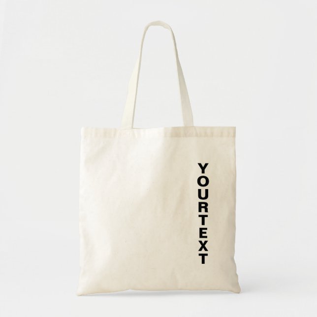 Bolso De Tela Plantilla moderna personalizada Compras principale (Frente)