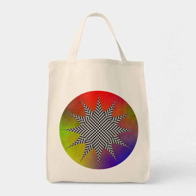 Bolso De Tela Plasma moderna de Kenneth Yoncich (Frente)