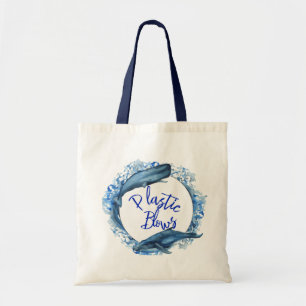 Bolso De Tela Plástico de ballena ecológico sopla salva nuestro