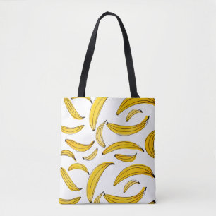 Bolso De Tela Plátanos acuáticos - amarillo