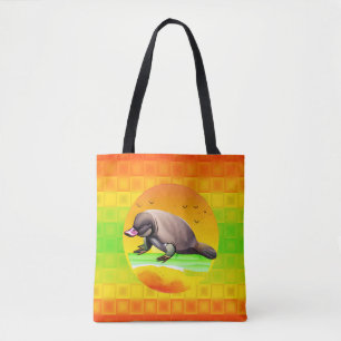 Bolso De Tela Platypus En La Tierra Del Sol