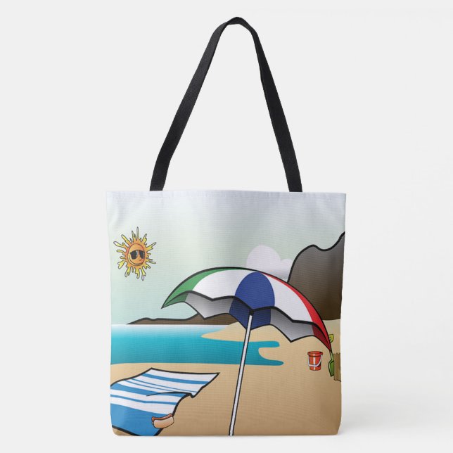 Bolso De Tela Playa (Anverso)