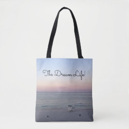 Bolso De Tela Playa Amanecer Oceánico