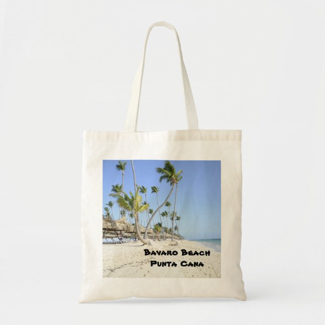 Bolso De Tela Playa Bávaro en la isla de Punta Cana (Frente)